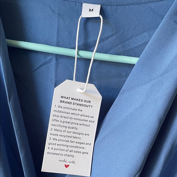 Deep Blue Dress - Picture 2 of 3